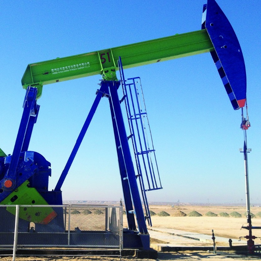 Oil pump jack in operation